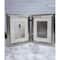 Expressions™ 2 Opening 5" x 7" Silver Hinged Frame with Mat by Studio Décor®
